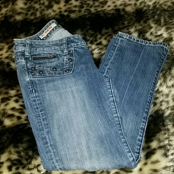 Express Denim - Express Slim Straight Leg Jeans X2 W10